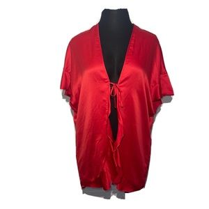 Victoria’s Secret NWT red “love” robe. One size.